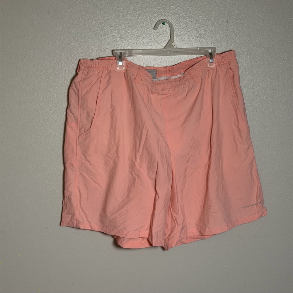 Columbia Sportswear Men Orange‎ Beach Water Swim Trunks Shorts size XXL